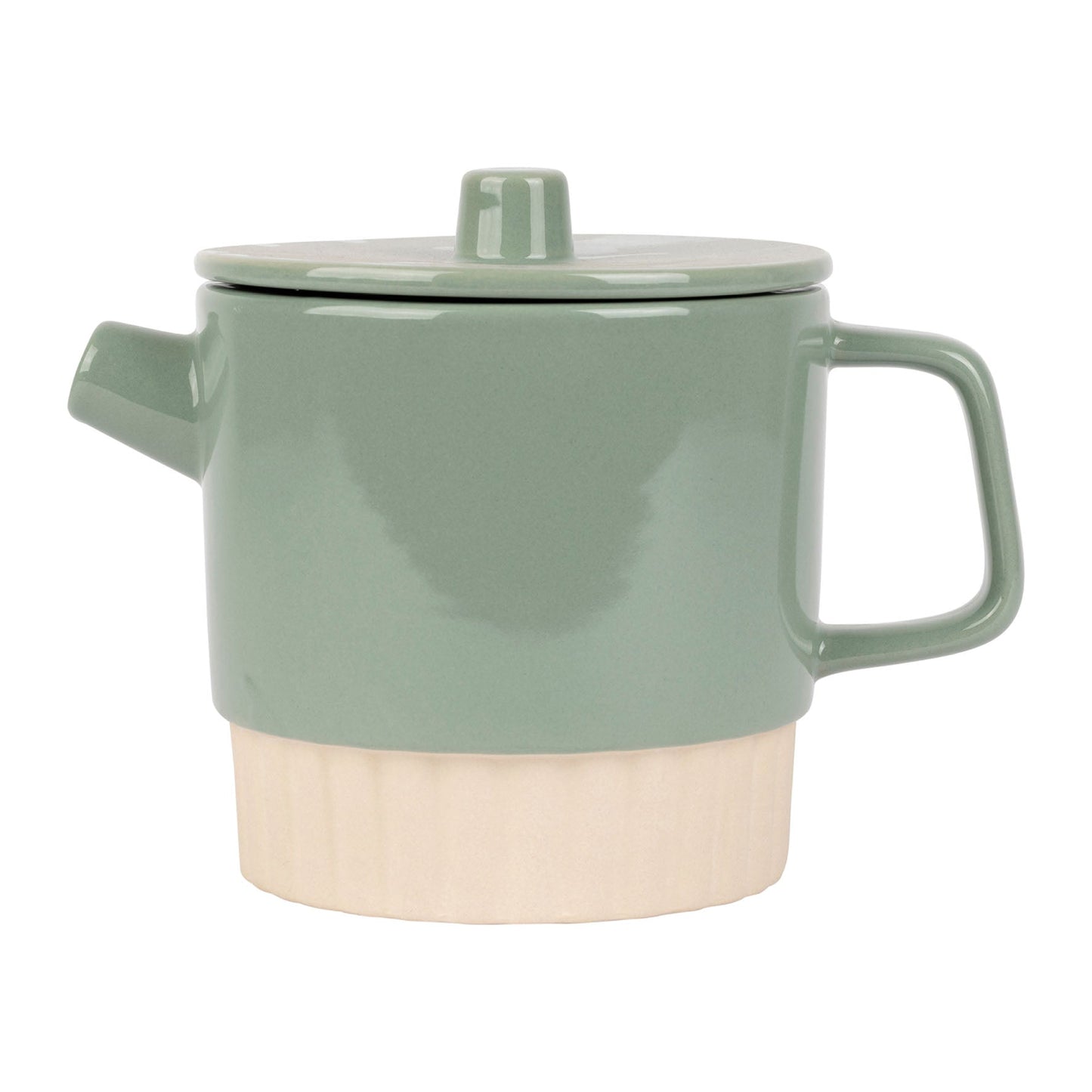 Theepot met filter groen