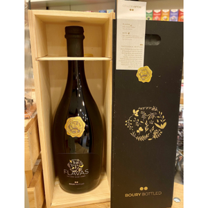 Aperobox Flavas Bier - Bouteille (75cl) in houten kist by Boury Bottled