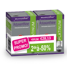 Afbeelding in Gallery-weergave laden, DUOPACK Astaxanthine Platinum Mannavital - 2x60 caps
