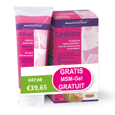 DUOPACK Cartilaton 120 V-tabl + GRATIS MSM-gel 100 ml Mannavital