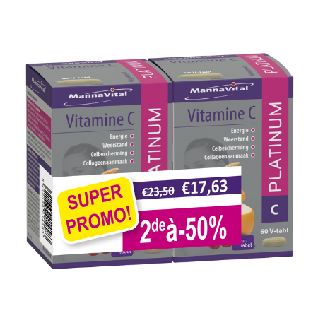 DUOPACK Mannavital Vitamine C Platinum - 2x60 V-tabl.