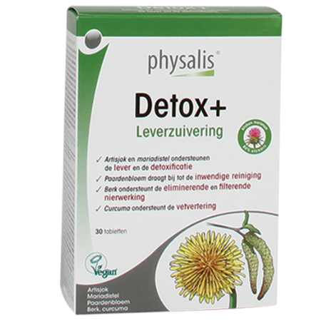 Physalis Detox+ - 30 tabletten