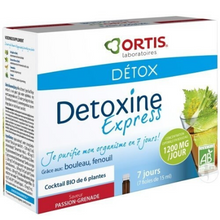 Afbeelding in Gallery-weergave laden, Ortis Detox Detoxine Express Framboos Bio - Flesjes 7x15 ml
