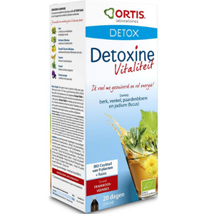 Ortis Detox Detoxine Vitaliteit Framboos en Hibiscus Met Fucus Bio - 250 ml