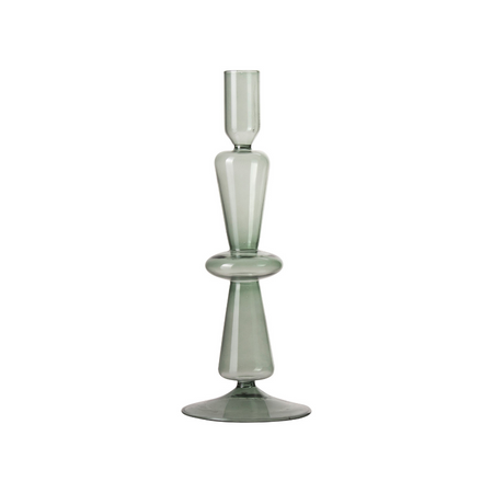 Dinerkaarshouder Glas Ø9x25cm Groen