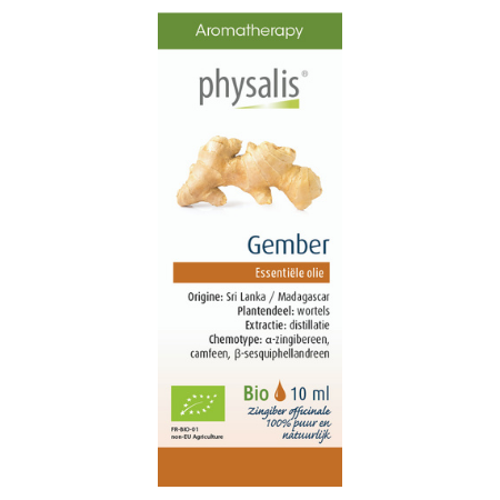 
                  
                    Physalis Gember etherische olie Bio - 10 ml
                  
                