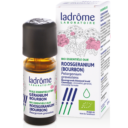 Ladrôme Roosgeranium etherische olie Bio - 10 ml