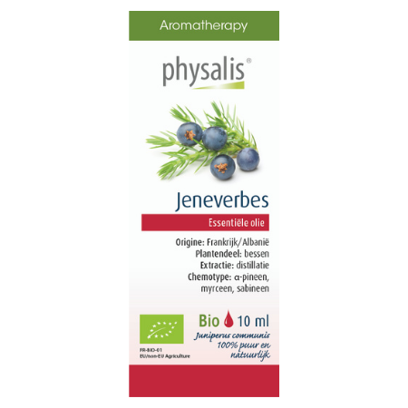 
                  
                    Physalis Jeneverbes etherische olie Bio - 10 ml
                  
                