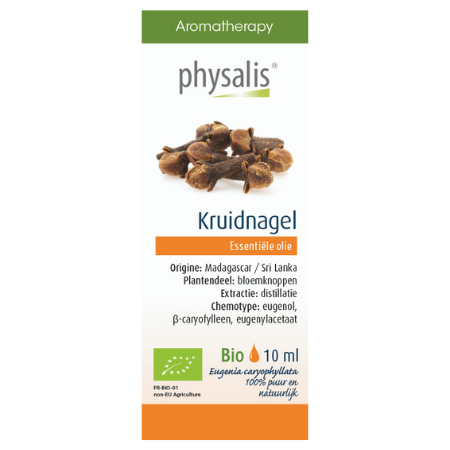 Physalis Kruidnagel etherische olie Bio - 10 ml
