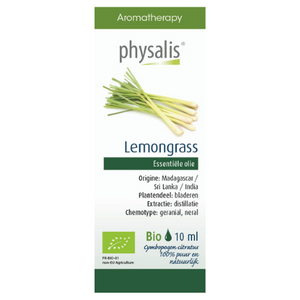 Physalis Lemongrass etherische olie Bio - 10 ml