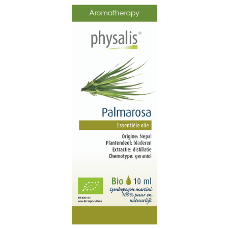 Physalis Palmarosa etherische olie Bio - 10 ml