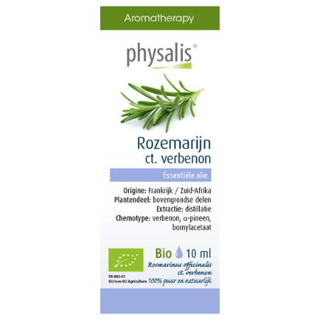 
                  
                    Physalis Rozemarijn ct verbenon etherische olie Bio - 10 ml
                  
                