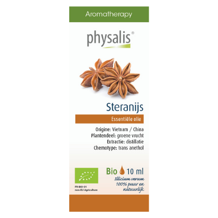 
                  
                    Physalis Steranijs etherische olie Bio - 10 ml
                  
                