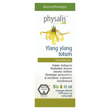 
                  
                    Physalis Ylang-Ylang etherische olie Bio - 10 ml
                  
                