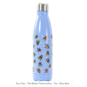 Eco Chic - The Bottle Thermosfles - T02 - Blue Bee