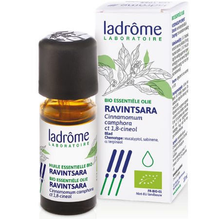 
                  
                    Ladrôme Ravintsara etherische olie Bio - 10 ml of 30 ml
                  
                
