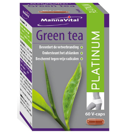 Mannavital Green Tea Platinum - 60 V-caps