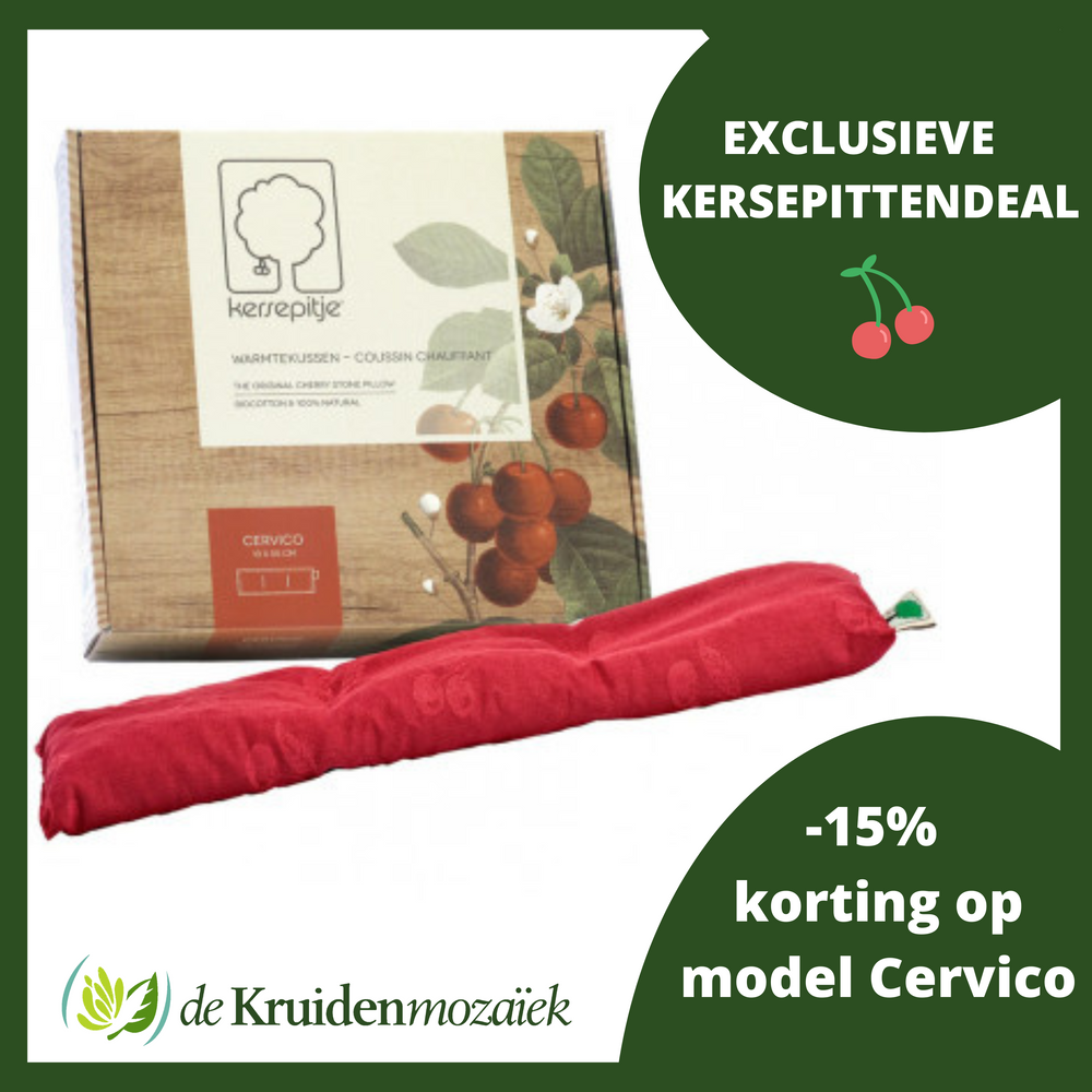 ACTIE Kersepitkussentje Cervico 13x55cm