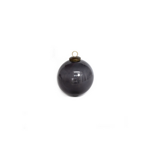 Kerstbal Cis donker grijs S