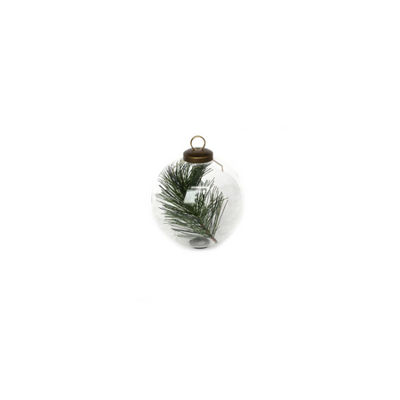 Kerstbal Cis met tak