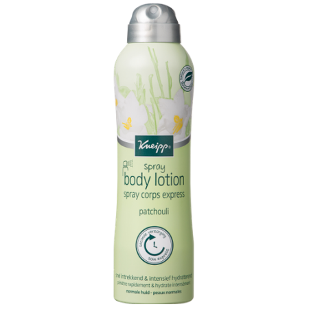 
                  
                    Kneipp Bodylotion Spray Patchouli (rust en balans) - 200ml
                  
                