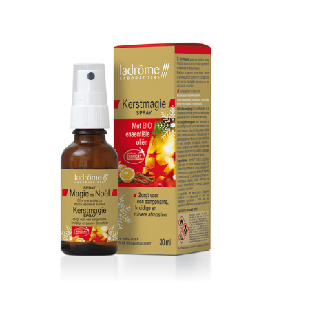 Ladrôme sfeerspray kerstmagie met bio essentiële oliën - 30 ml