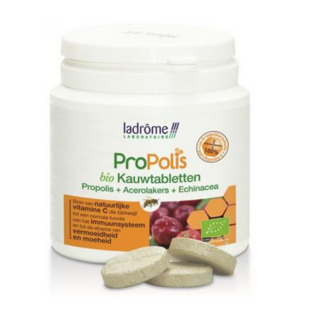 
                  
                    Ladrôme Bio-Propolis kauwtabletten + acerola en echinacea - 40 tabln
                  
                