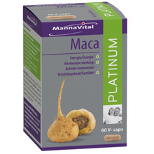 Afbeelding in Gallery-weergave laden, Mannavital Maca Platinum - 60 V-caps.
