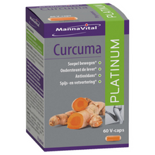 Afbeelding in Gallery-weergave laden, Mannavital Curcuma Platinum - 60 V-caps of 180 V-caps

