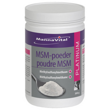 Afbeelding in Gallery-weergave laden, Mannavital MSM-poeder Platinum - 500 gr
