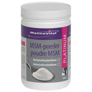 Mannavital MSM-poeder Platinum - 500 gr