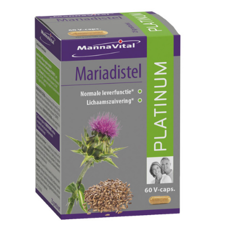 Mannavital Mariadistel Platinum - 60 V-caps