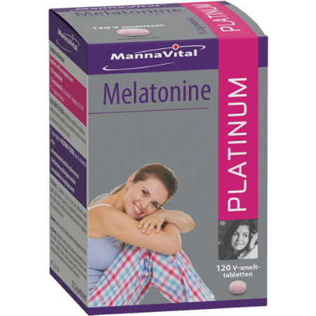 Mannavital Melatonine Platinum - 120 V-smelttabl.