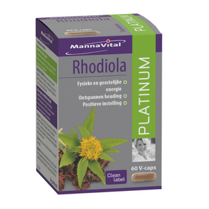 Mannavital Rhodiola Platinum - 60 V-caps