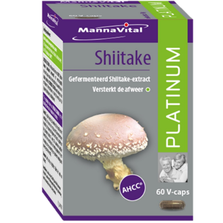Mannavital Shiitake Platinum - 60 caps