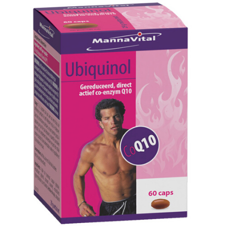 Mannavital Ubiquinol Co-Enzyme Q10 50mg - 60 caps