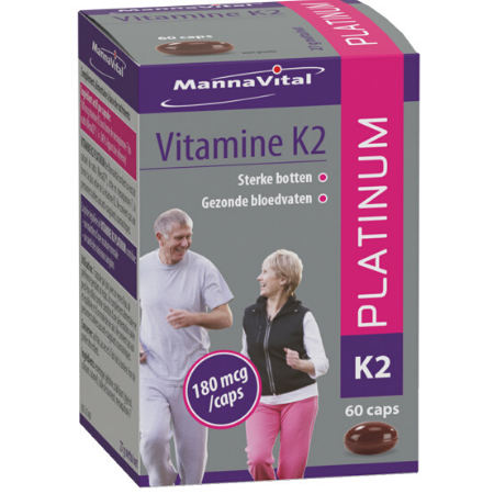 Mannavital Vitamine K2 Platinum - 60 caps