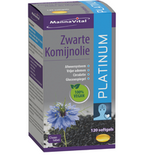 Afbeelding in Gallery-weergave laden, Mannavital Zwarte Komijnolie -120 softgels
