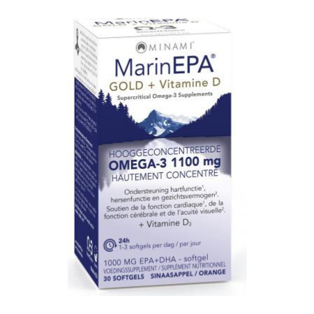 MarinEPA GOLD + Vitamine D - 30 softgels