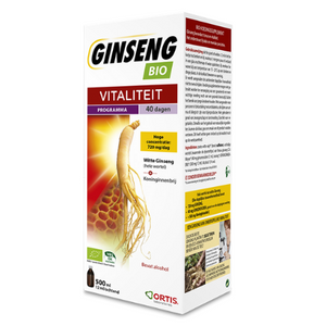 Ortis Ginseng Vitaliteit Bio 500ml + GRATIS 200 ml