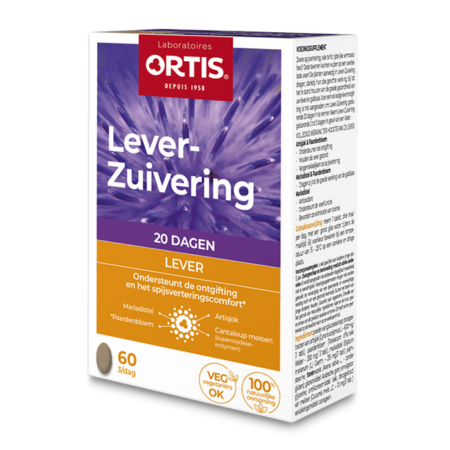 
                  
                    Ortis Lever zuivering - 60 Tabl
                  
                