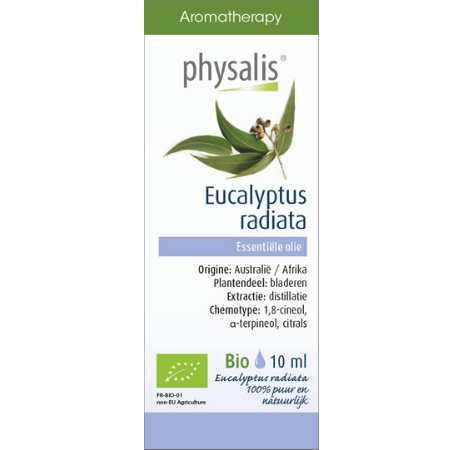 Physalis Eucalyptus Radiata etherische olie Bio - 10 ml