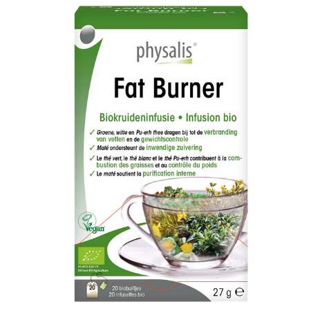 
                  
                    Physalis Kruideninfusie Fat Burner Bio - 20 Theezakjes
                  
                