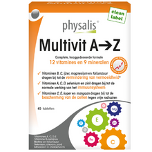 Afbeelding in Gallery-weergave laden, Physalis Multivit A-Z - 45 tabl
