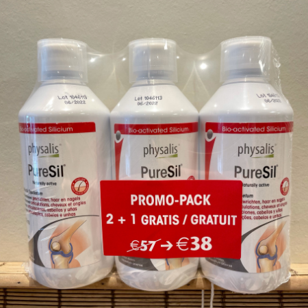 ACTIE Physalis PureSil 2+1 gratis - 3x500 ml