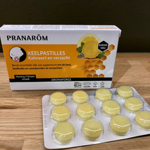 Afbeelding in Gallery-weergave laden, Pranarôm Aromaforce Keelpastilles honing/citroen suikervrij - 24 pastilles
