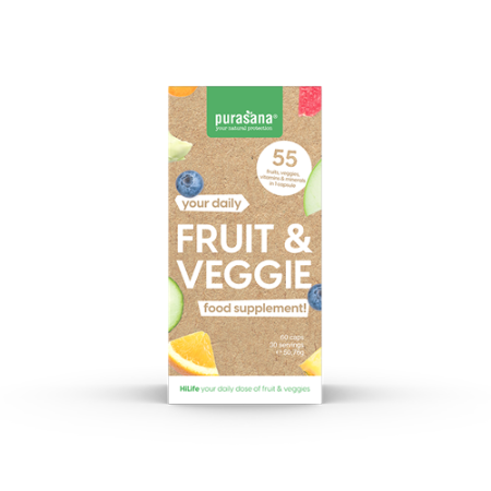 Purasana Fruit & Veggie Multivitamine - 60 V-caps