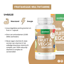 Afbeelding in Gallery-weergave laden, Purasana Fruit &amp; Veggie Multivitamine - 60 V-caps
