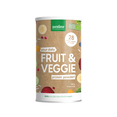 Purasana Fruit & Veggie Proteïnepoeder - 360 gr