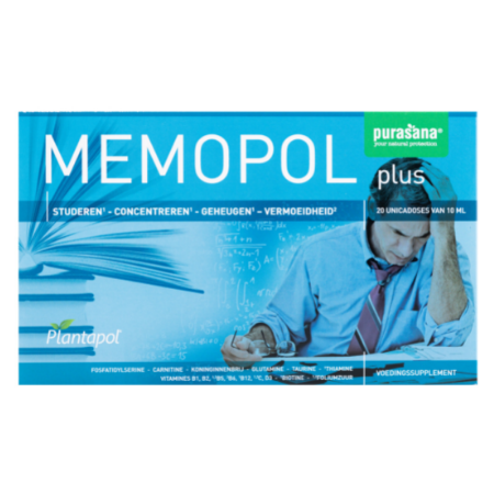 Plantapol Memopol Plus - Purasana - 20 x 10 ml ampullen